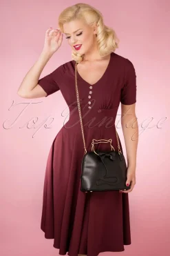 Banned Retro Dixie Kattentas In Zwart><noscript><img width=