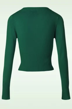 Banned Retro Dolly Vest In Donkergroen>Vrouwen Vestjes