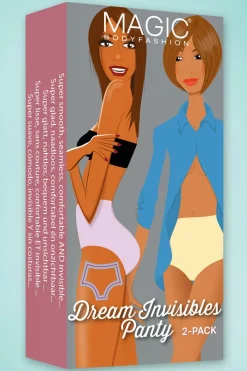 MAGIC Bodyfashion Dream Invisibles Slips 2-Pack In Rood><noscript><img width=