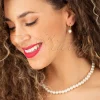Topvintage Boutique Collection Elegante Parelketting In Ivoor>Vrouwen Sieraden