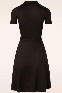 King Louie Emmy Ecovero Klassieke Jurk In Zwart>Vrouwen Plus Size Jurken