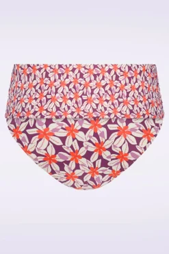 TC Beach Flipover Summer Flowers Bikinibroekje In Paars><noscript><img width=