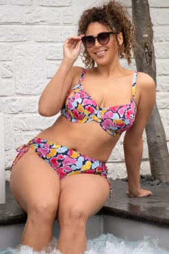 Cyell Flower Fantasy Bikinibroekje Met Hoge Taille In Multi>Vrouwen Bikini's