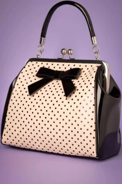 Banned Retro Frances Polka Star Tas In Zwart En Blush><noscript><img width=