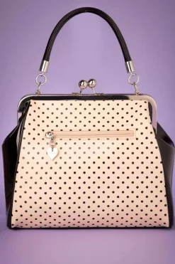 Banned Retro Frances Polka Star Tas In Zwart En Blush><noscript><img width=