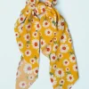 Banned Retro Geraldine Scrunchie In Geel>Vrouwen Haaraccessoires