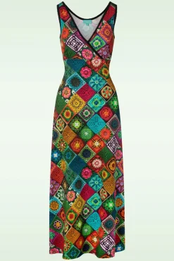 LaLamour Gia Granny Maxi Jurk In Multi>Vrouwen Plus Size Jurken