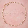 Topvintage Boutique Collection Give Me Pearls Halsketting In Goud En Ivoor>Vrouwen Sieraden