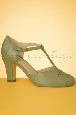 Chelsea Crew Glinda T-Strap Pumps In Salie>Vrouwen Pumps