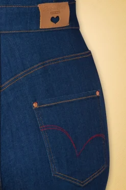 Rock-a-Booty Gloria Lee Jumpsuit In Denimblauw><noscript><img width=