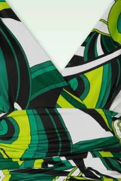 Vintage Chic for Topvintage Grecian Maxi Jurk In Groen><noscript><img width=