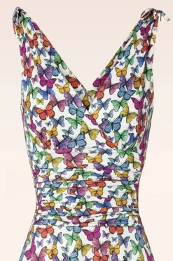 Vintage Chic for Topvintage Grecian Vlinder Jurk In Multi><noscript><img width=