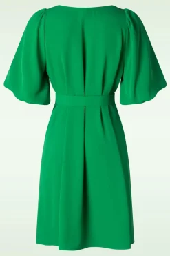 Smashed Lemon Greta Jurk In Groen><noscript><img width=