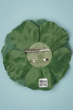Urban Hippies Grote Bloemcorsage In Weidegroen><noscript><img width=