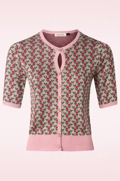 Banned Retro Heart Wonders Cardigan In Saliegroen>Vrouwen Vestjes