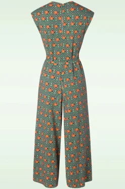 Blutsgeschwister Hello Fritjes Jumpsuit In Flowers Mirror Of Joy>Vrouwen Playsuits & Jumpsuits