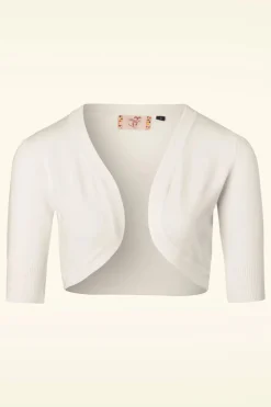 Banned Retro Hudson Bolero In Ivoorwit>Vrouwen Bolero's & Capes