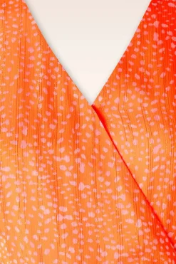 Smashed Lemon Ivy Maxi Jurk In Oranje><noscript><img width=