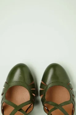 Miz Mooz Jada Pumps In Bosgroen>Vrouwen Pumps