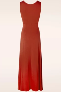 Surkana Jasmine Maxi Jurk In Steenrood><noscript><img width=