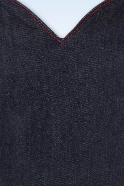 Rock-a-Booty Jenna Pencil Jurk In Donker Denim><noscript><img width=