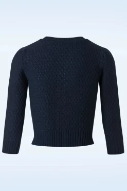 Mak Sweater Jennie Vest In Marineblauw><noscript><img width=