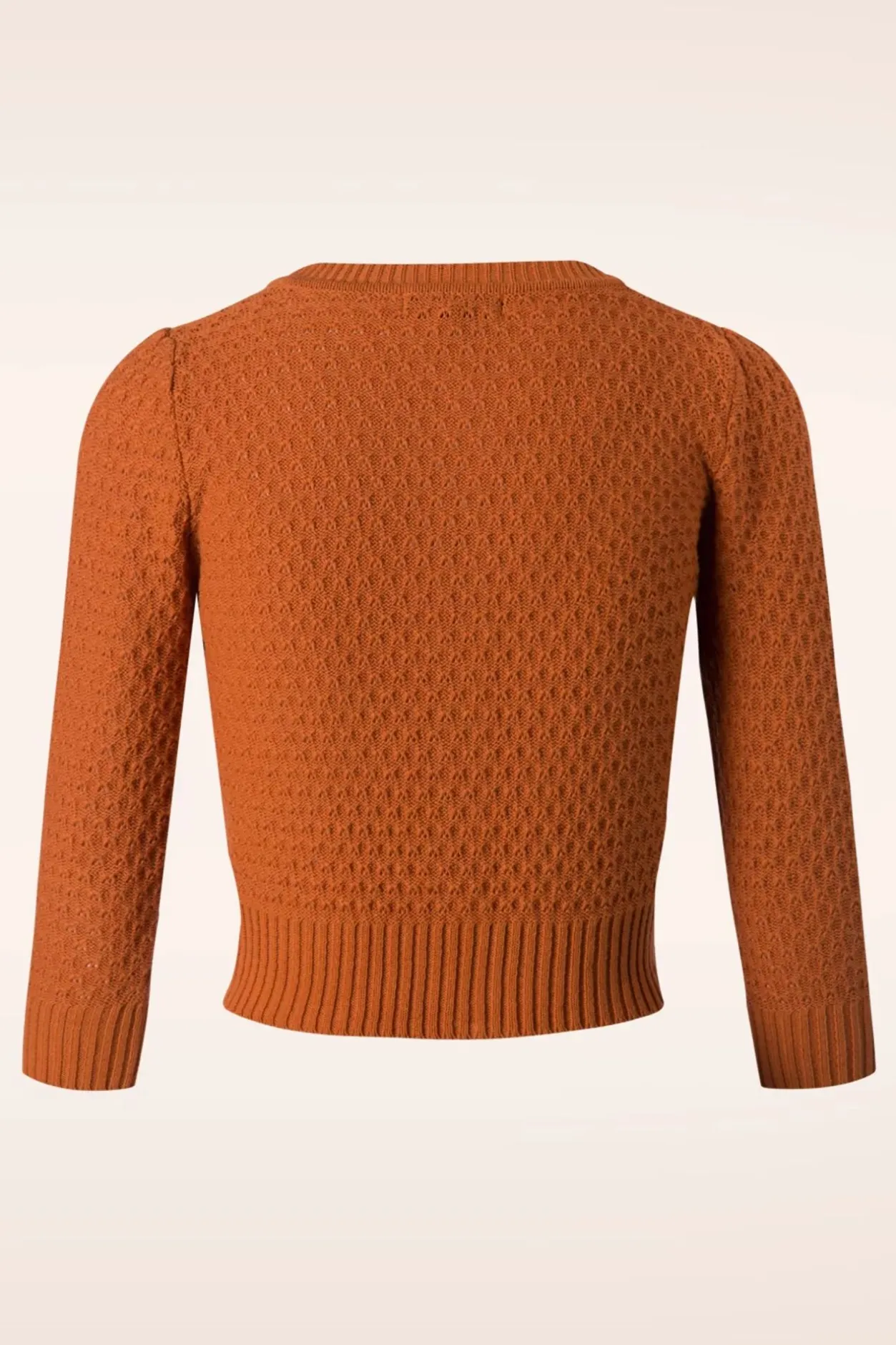 Mak Sweater Jennie Vest In Vintage Oranje>Vrouwen Vestjes