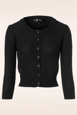Mak Sweater Jennie Vest In Zwart>Vrouwen Vestjes