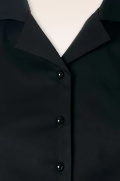 Collectif Clothing Jerry Blouse In Zwart><noscript><img width=