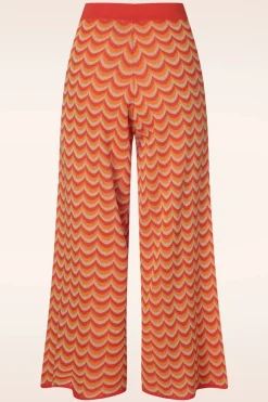 WNT Collection Jessie Waves Broek In Oranje>Vrouwen Broeken
