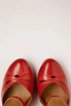 Miz Mooz Joanie Sandaal In Scarlet Rood>Vrouwen Sandalen