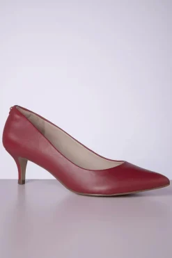 Parodi Shoes Josephine Pumps Van Leder In Rood><noscript><img width=
