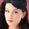 Banned Retro Judy Hoed In Marineblauw>Vrouwen Haaraccessoires
