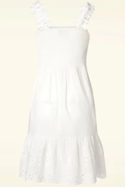 Md'M Julissa Jurk In Wit>Vrouwen Effen Jurken