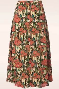 King Louie Juno Ryder Langoustine Rok In Oranje><noscript><img width=