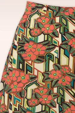 King Louie Juno Ryder Langoustine Rok In Oranje><noscript><img width=