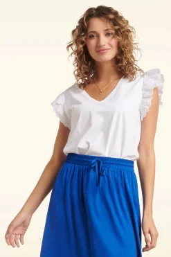 Smashed Lemon Katie Top In Wit><noscript><img width=