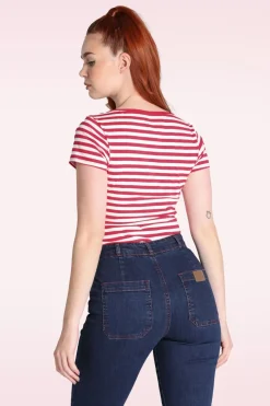 Bunny Kit Top In Rood><noscript><img width=