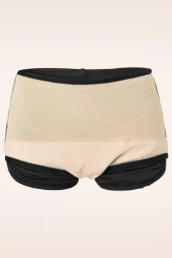 Esther Williams Klassiek Bikinibroekje In Effen Zwart><noscript><img width=