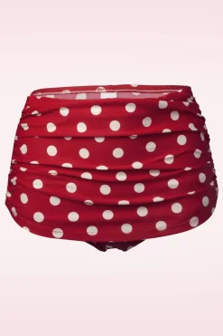 Esther Williams Klassieke Polka-Bikinibroek In Rood En Wit>Vrouwen Bikini's