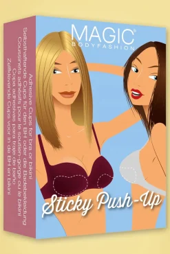 MAGIC Bodyfashion Kleverige Push-Up Bh-Cups In Zwart>Vrouwen Bh's