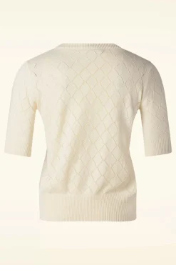 Circus Knitted Top In Gebroken Wit>Vrouwen Truitjes