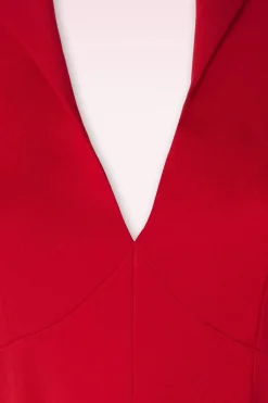Vintage Diva Laura Lee Swing Jurk In Rood><noscript><img width=