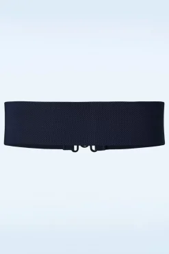 Banned Retro Lauren Retro Stretchriem In Marineblauw>Vrouwen Riemen