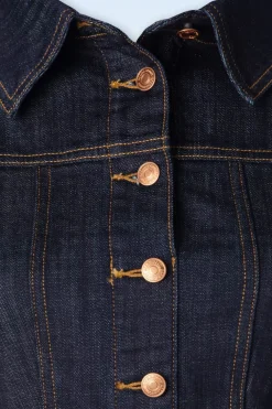 Rock-a-Booty Lauren Swing Jurk In Donkerdenim><noscript><img width=