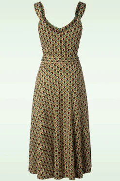 King Louie Lenny Indy Jurk In Delphinium Groen><noscript><img width=