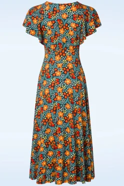 Blutsgeschwister Lightest Wings Jurk In Lovely Millefleurs>Vrouwen Midi Jurken