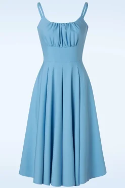 Glamour Bunny Lois Swing Jurk In Babyblauw><noscript><img width=