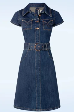 Rock-a-Booty Lucielle A-Lijn Jurk In Blauw><noscript><img width=