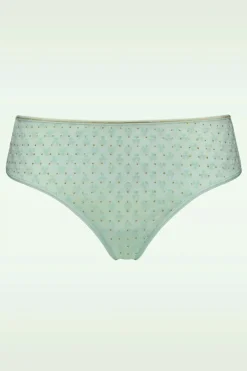 Marlies Dekkers Lucky Clover Slip In Mintgroen En Goud>Vrouwen Lingerie